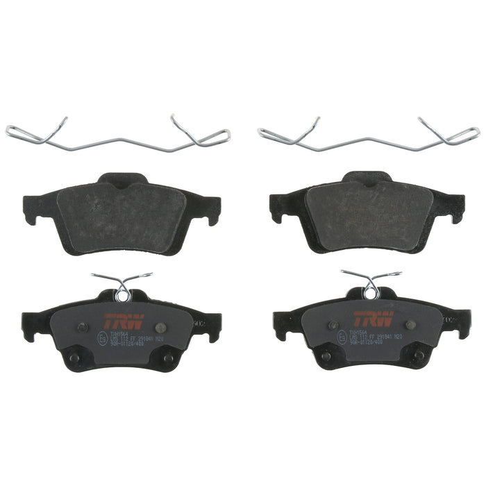 Rear Disc Brake Pad Set for Ford Escape 2013 - 2016 TRW Ultra TXH1564