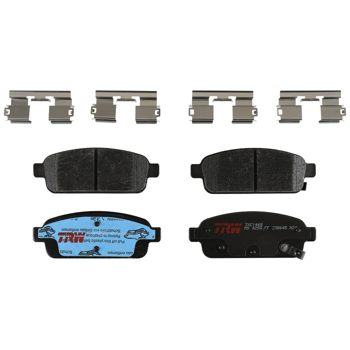 Rear Disc Brake Pad Set for Chevrolet Cruze 2011 - 2015 TRW Ultra TXC1468