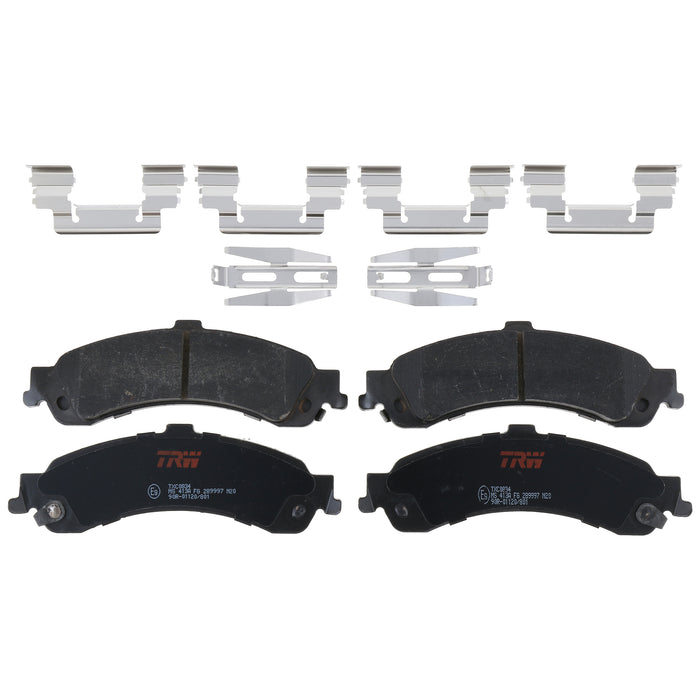 Rear Disc Brake Pad Set for Chevrolet Silverado 1500 2003 TRW Ultra TXC0834