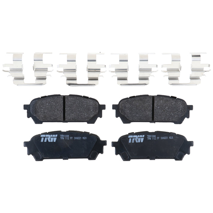 Rear Disc Brake Pad Set for Saab 9-2X 2005 - 2006 TRW Pro TRH1004