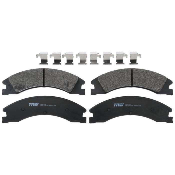 Rear Disc Brake Pad Set for Ford E-450 Super Duty 2008 - 2019 TRW Pro TRM1330