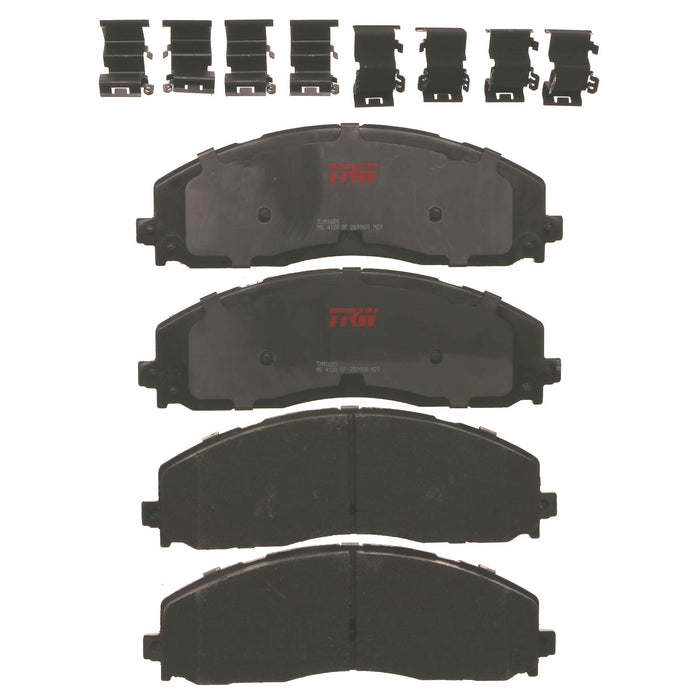 Front Disc Brake Pad Set for Ford F-250 Super Duty 2013 - 2022 TRW Ultra TXM1680