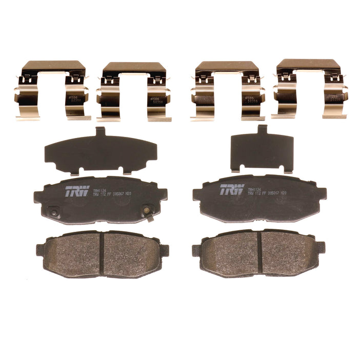 Rear Disc Brake Pad Set for Subaru Forester 2014 - 2018 TRW Pro TRH1124