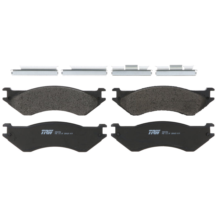Front Disc Brake Pad Set for Dodge Ram 1500 2000 TRW Pro TRM0758
