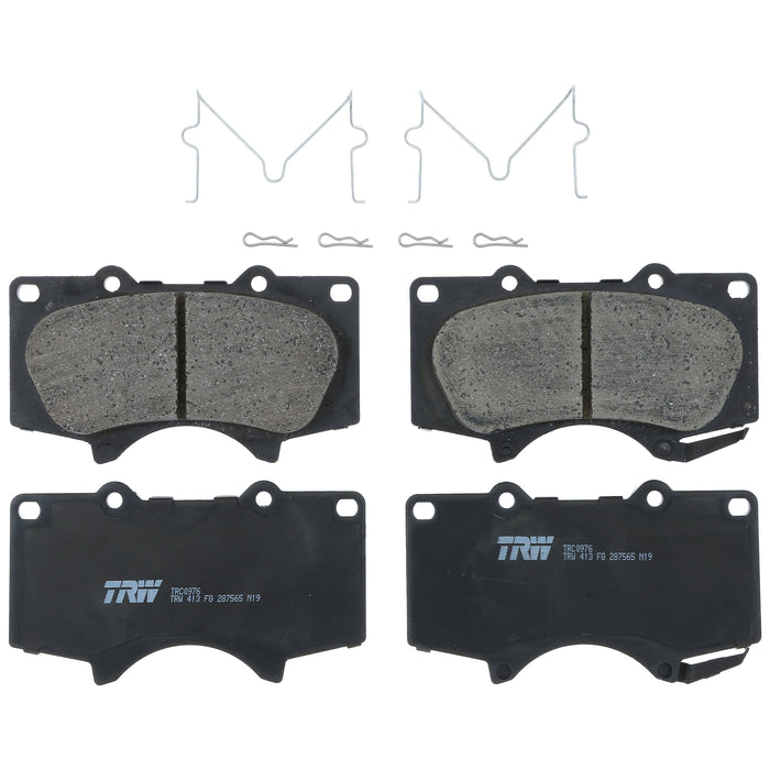 Front Disc Brake Pad Set for Toyota Tacoma 2005 - 2024 TRW Pro TRC0976