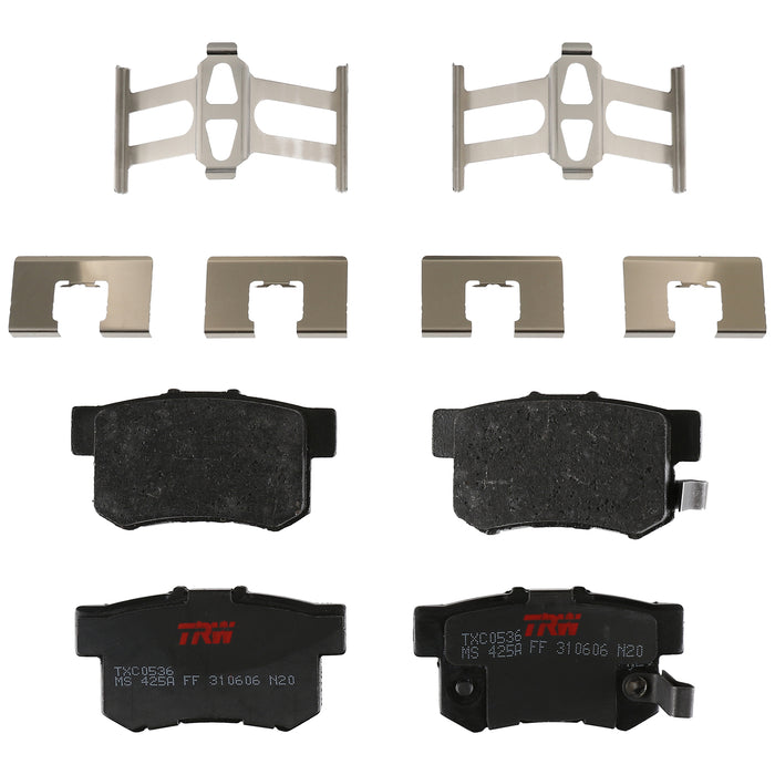 Rear Disc Brake Pad Set for Acura TL 1995 - 1996 TRW Ultra TXC0536