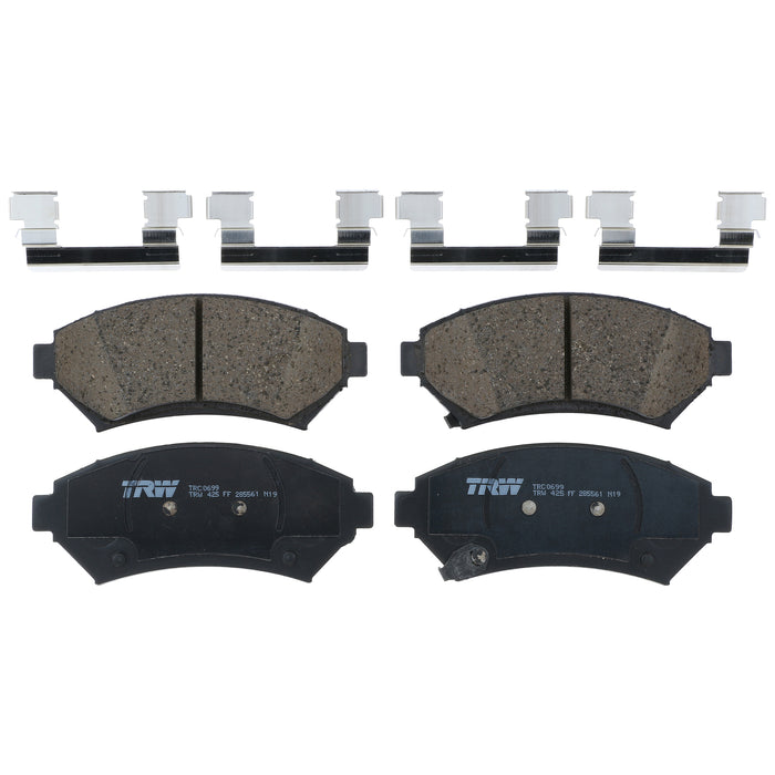 Front Disc Brake Pad Set for Buick LeSabre 2000 - 2005 TRW Pro TRC0699