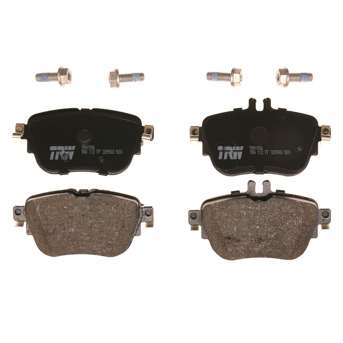 Rear Disc Brake Pad Set for Mercedes-Benz E300 2017 - 2018 TRW Pro TRH1936