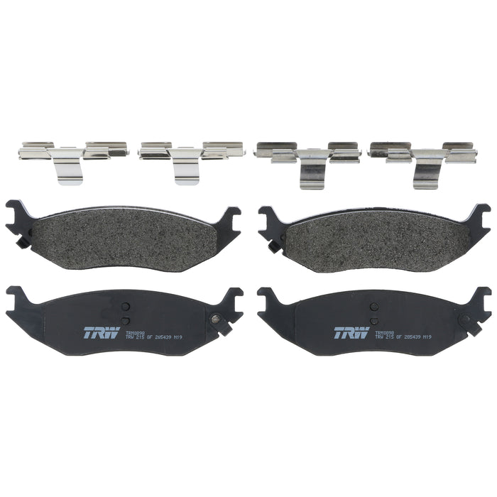 Rear Disc Brake Pad Set for Dodge Ram 1500 2002 - 2003 TRW Pro TRM0898
