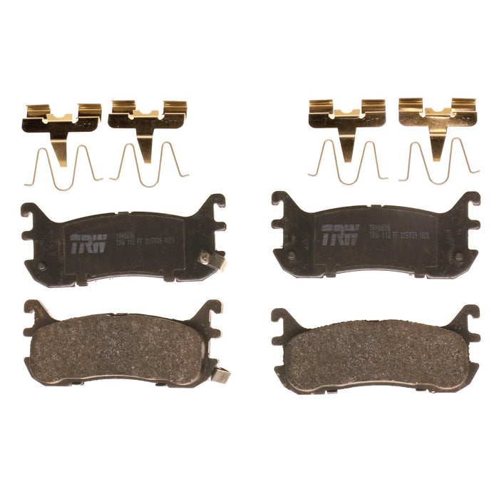 Rear Disc Brake Pad Set for Mazda Miata 1994 - 1997 TRW Pro TRH0636