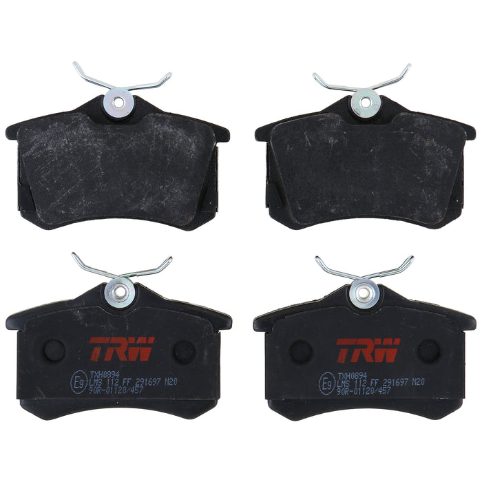Rear Disc Brake Pad Set for Audi A8 Quattro 2002 - 2003 TRW Ultra TXH0894