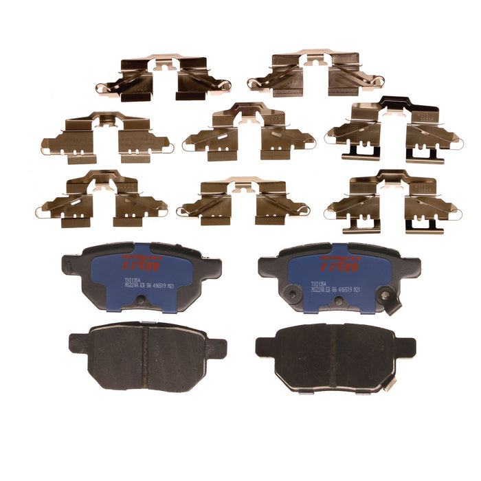 Rear Disc Brake Pad Set for Toyota Prius 2019 - 2022 TRW Blue TXI1354