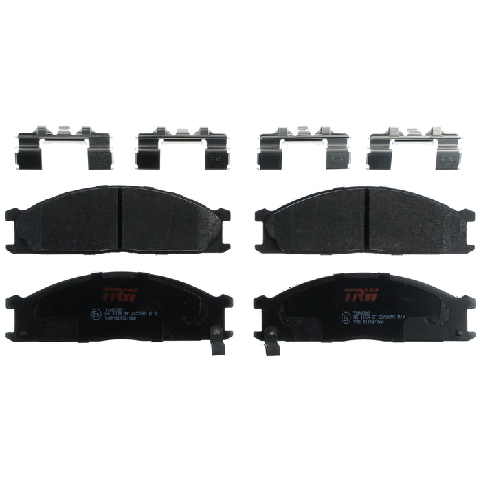 Front Disc Brake Pad Set for Nissan Frontier 1998 - 2004 TRW Ultra TXM0333
