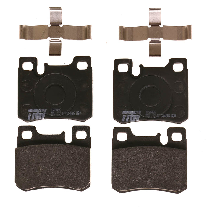 Rear Disc Brake Pad Set for Mercedes-Benz C280 1996 - 2000 TRW Pro TRH0495