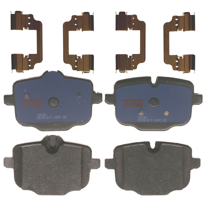 Rear Disc Brake Pad Set for BMW X3 2018 - 2021 TRW Blue TXD1850