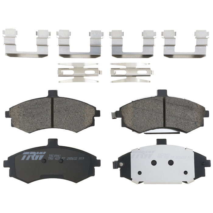 Front Disc Brake Pad Set for Hyundai Elantra 2002 - 2006 TRW Pro TRC0941