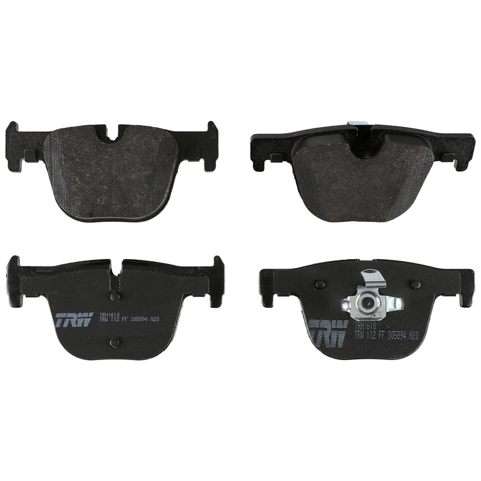 Rear Disc Brake Pad Set for BMW 330i xDrive 2017 - 2018 TRW Pro TRH1610