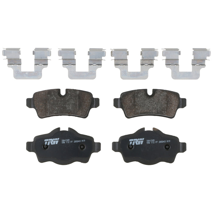 Rear Disc Brake Pad Set for Mini Cooper 2007 - 2015 TRW Pro TRH1309