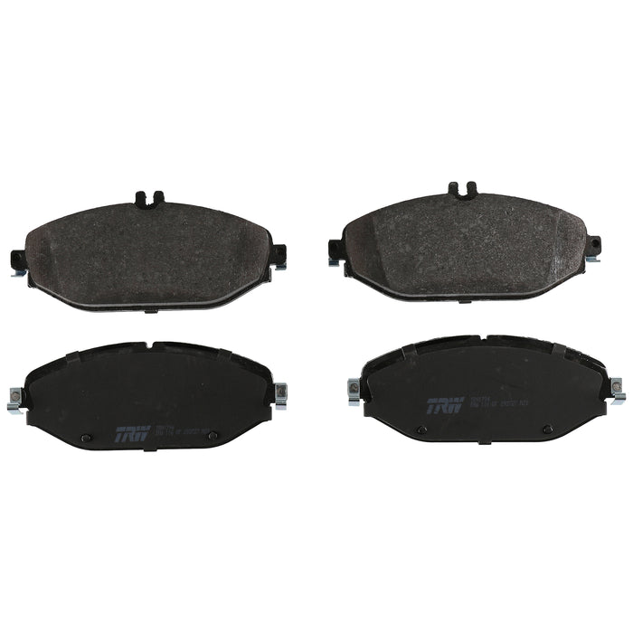 Front Disc Brake Pad Set for Mercedes-Benz C300 2015 - 2021 TRW Pro TRH1794