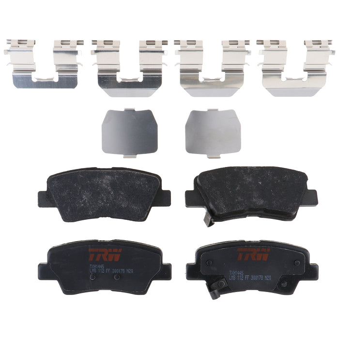 Rear Disc Brake Pad Set for Hyundai Sonata 2011 - 2015 TRW Ultra TXH1445