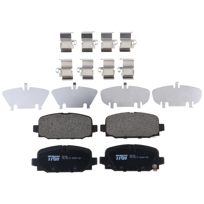 Rear Disc Brake Pad Set for Jeep Compass 2017 - 2020 TRW Pro TRC2081