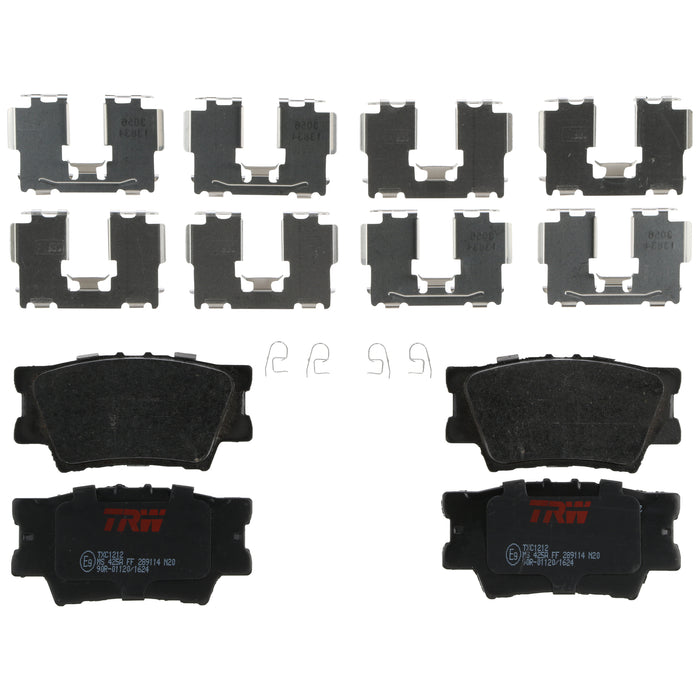 Rear Disc Brake Pad Set for Toyota Camry 2007 - 2023 TRW Ultra TXC1212