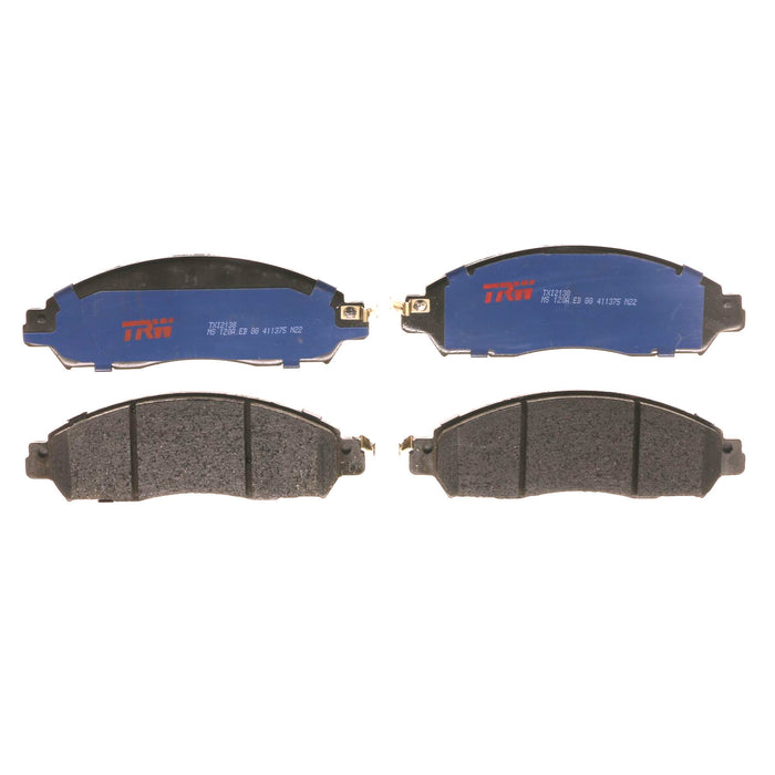 Front Disc Brake Pad Set for Nissan LEAF 2018 - 2019 TRW Blue TXI2138