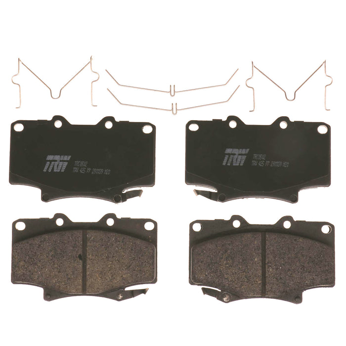 Front Disc Brake Pad Set for Toyota Land Cruiser 1991 - 1997 TRW Pro TRC0502