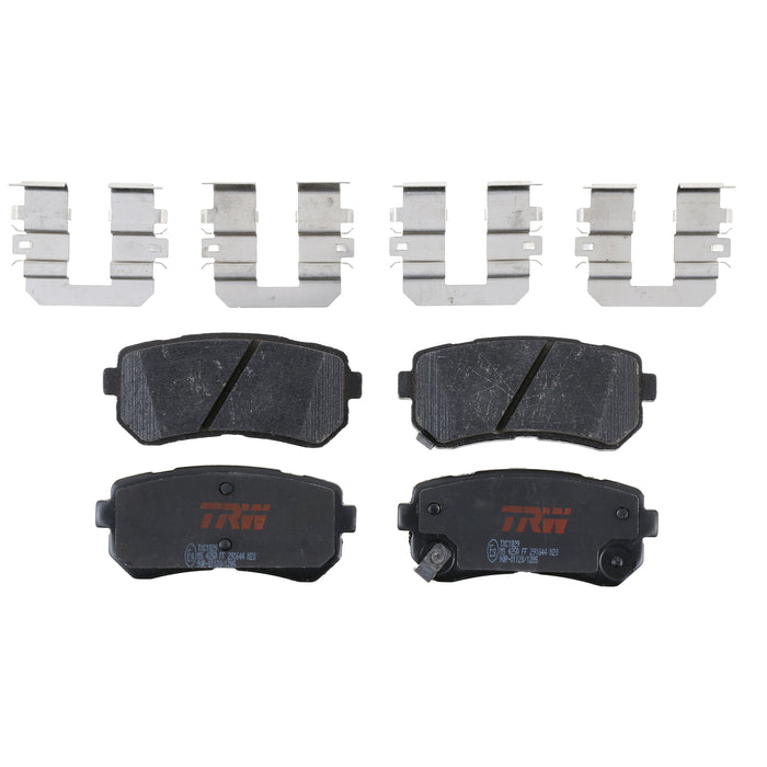Rear Disc Brake Pad Set for Hyundai Sonata 2016 - 2019 TRW Ultra TXC1829