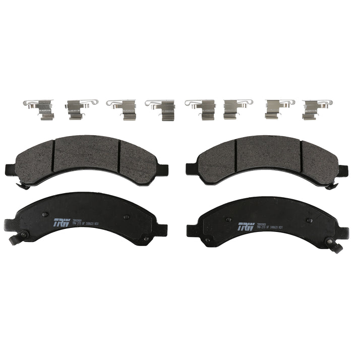 Rear Disc Brake Pad Set for Chevrolet Express 3500 2003 - 2004 TRW Pro TRM0989