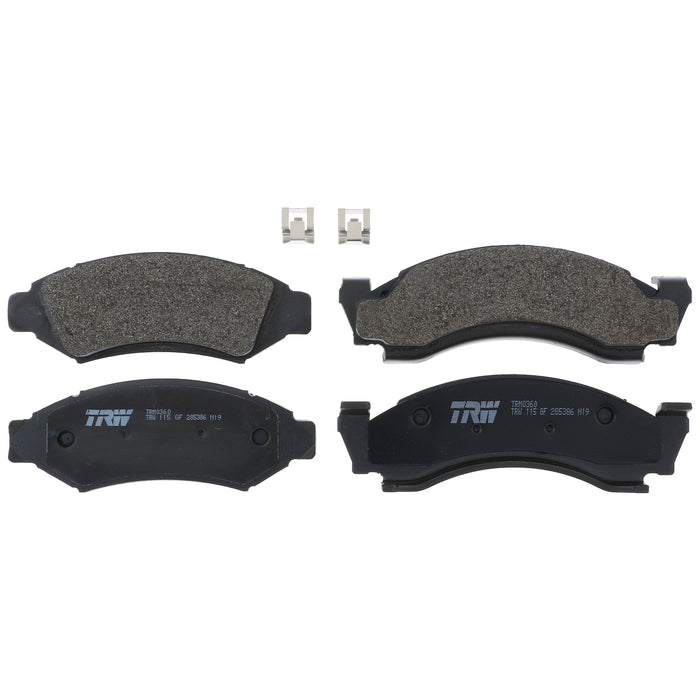 Front Disc Brake Pad Set for Ford F-150 1986 - 1993 TRW Pro TRM0360
