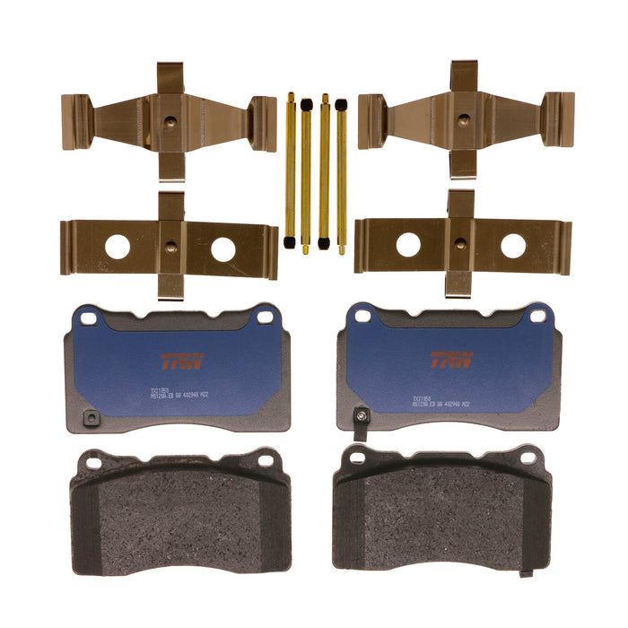 Front Disc Brake Pad Set for Tesla S 2015 TRW Blue TXI1050