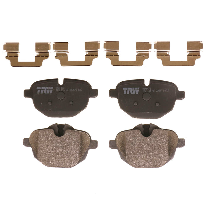Rear Disc Brake Pad Set for BMW X3 2011 - 2024 TRW Pro TRH1473