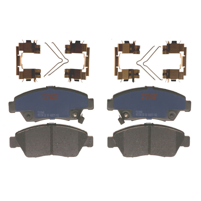 Front Disc Brake Pad Set for Acura ILX 2013 - 2014 TRW Blue TXI0948