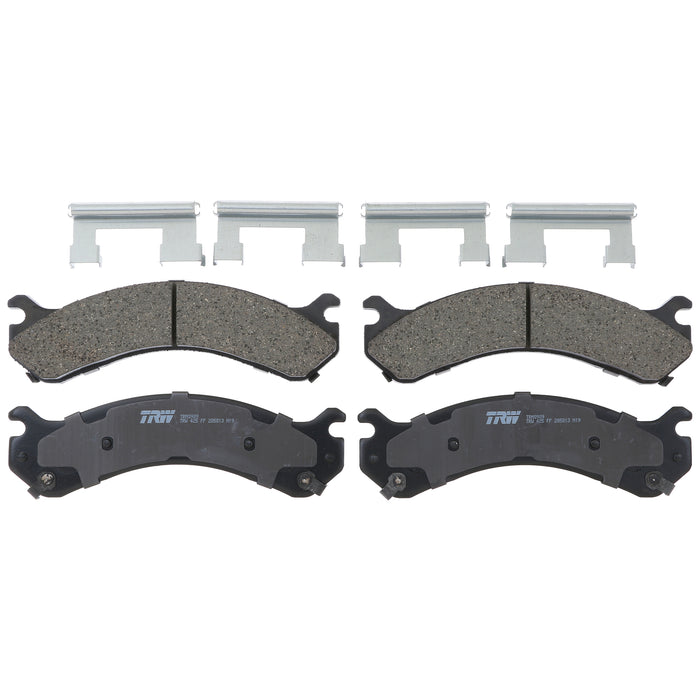 Rear Disc Brake Pad Set for Chevrolet Silverado 3500 2001 - 2006 TRW Pro TRM0909