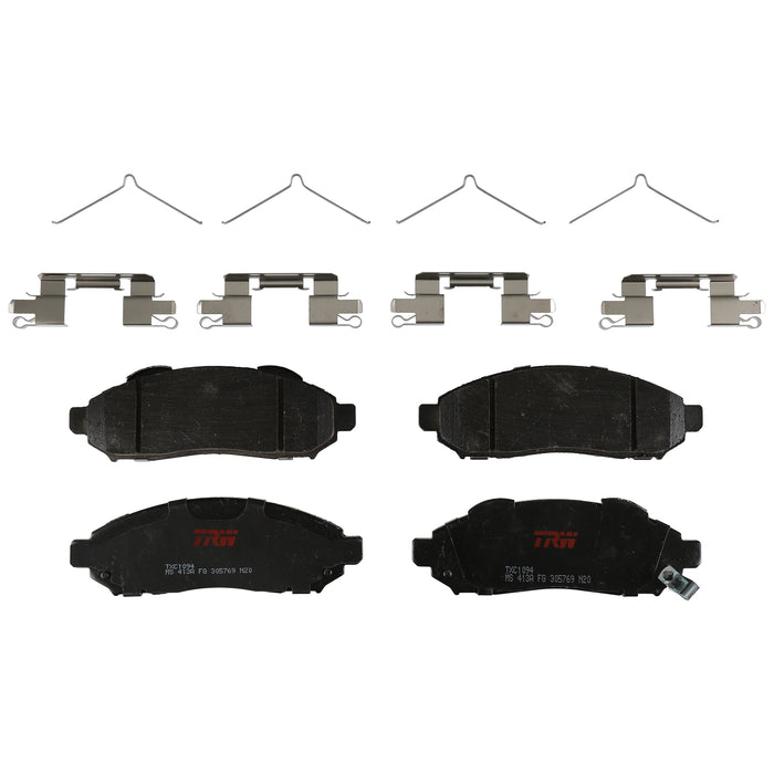 Front Disc Brake Pad Set for Nissan Frontier 2005 - 2020 TRW Ultra TXC1094