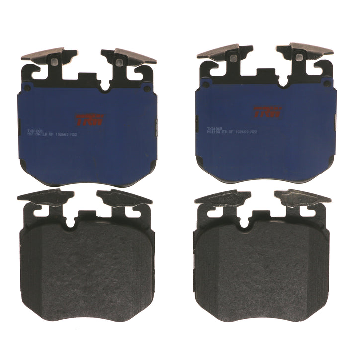 Front Disc Brake Pad Set for BMW 740e xDrive 2017 TRW Blue TXD1868
