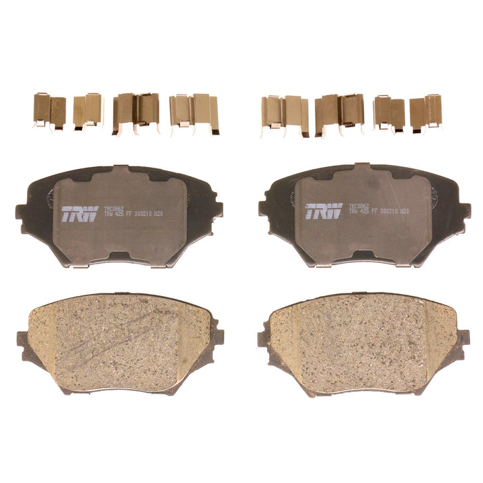 Front Disc Brake Pad Set for Toyota RAV4 2001 - 2005 TRW Pro TRC0862