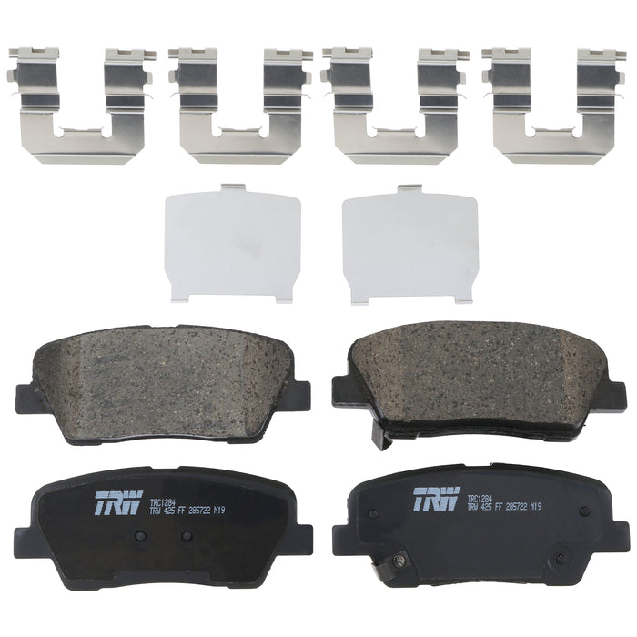 Rear Disc Brake Pad Set for Kia Sedona 2007 - 2012 TRW Pro TRC1284
