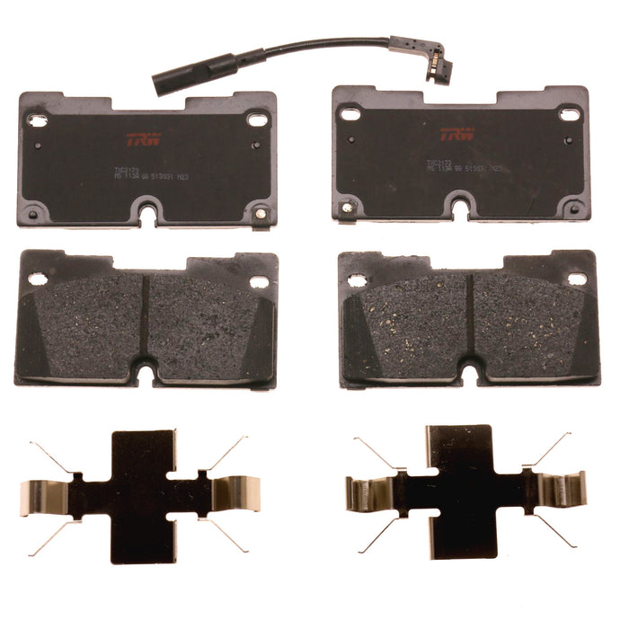 Front Disc Brake Pad Set for Chevrolet Silverado 1500 2020 - 2022 TRW  Ultra TXC2173