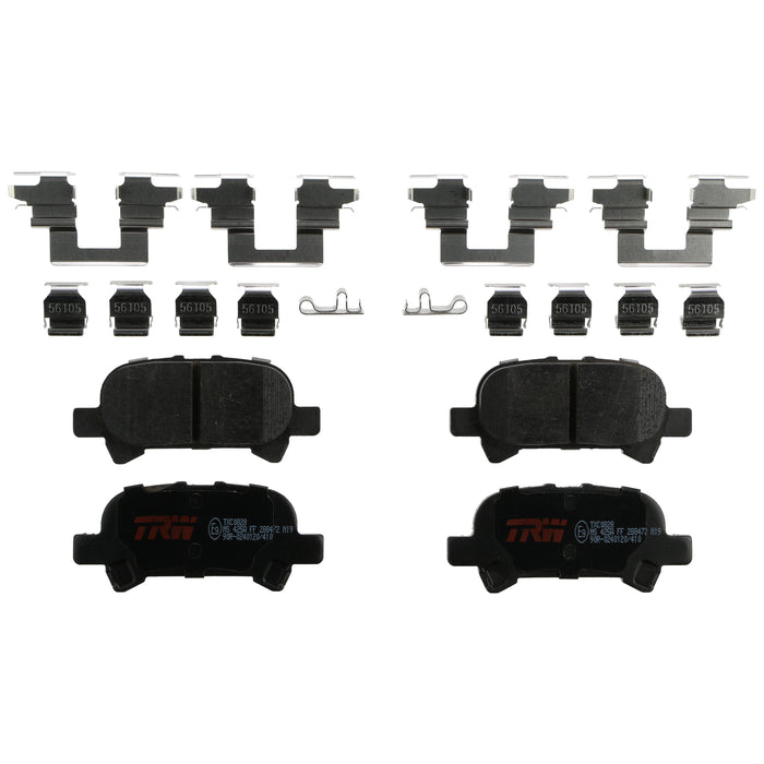 Rear Disc Brake Pad Set for Toyota Camry 2000 - 2006 TRW Ultra TXC0828