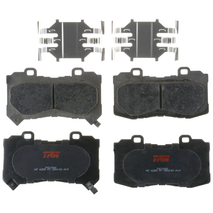 Front Disc Brake Pad Set for Chevrolet Colorado 2015 - 2020 TRW Ultra TXC1802