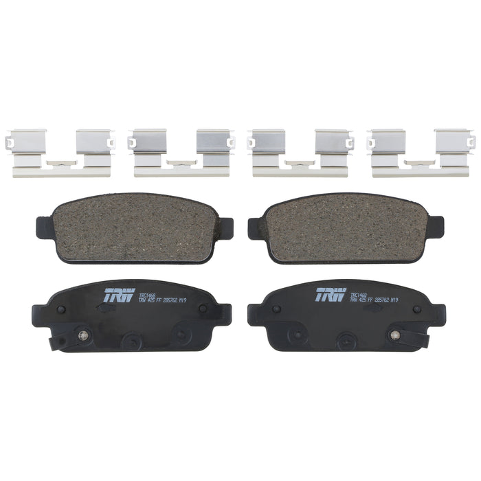 Rear Disc Brake Pad Set for Chevrolet Cruze 2011 - 2015 TRW Pro TRC1468