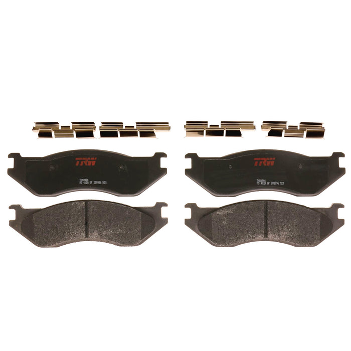 Front Disc Brake Pad Set for Dodge Durango 2003 - 2004 TRW Ultra TXM0966