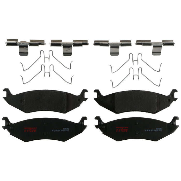 Rear Disc Brake Pad Set for Ford E-150 2004 - 2006 TRW Ultra TXM1046