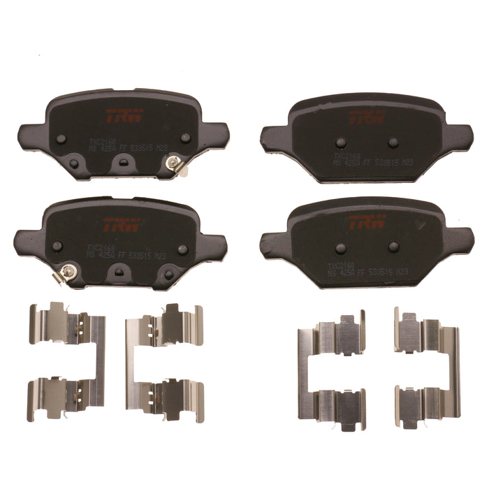 Rear Disc Brake Pad Set for Chevrolet Trax 2018 - 2022 TRW Ultra TXC2168