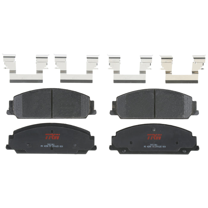 Front Disc Brake Pad Set for Pontiac G8 2008 - 2009 TRW Ultra TXC1351