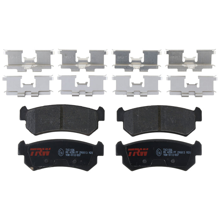 Rear Disc Brake Pad Set for Suzuki Forenza 2004 - 2006 TRW Ultra TXC1036