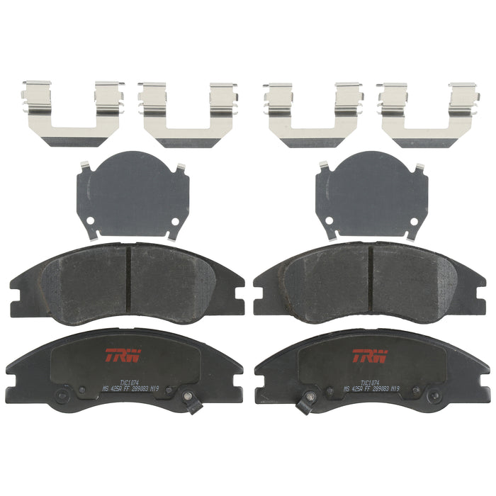 Front Disc Brake Pad Set for Kia Spectra 2004 - 2009 TRW Ultra TXC1074