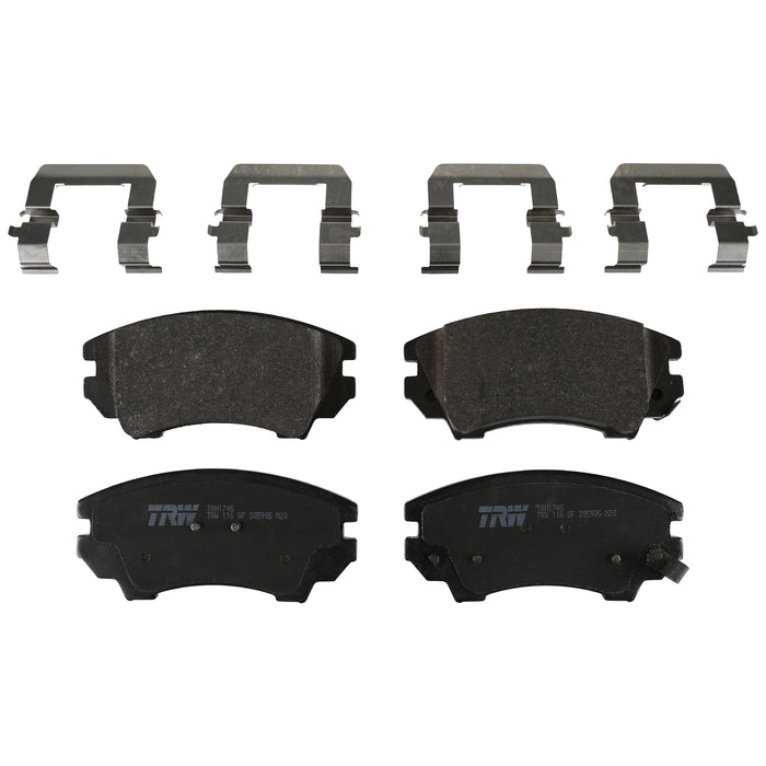 Front Disc Brake Pad Set for Buick LaCrosse 2014 - 2016 TRW Pro TRH1745